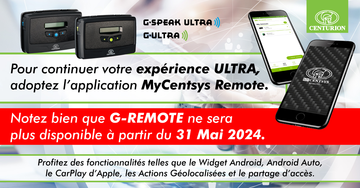 G-Remote ne sera plus disponible à partir du 31 mai 2024… mais MyCentsys Remote est à votre service !