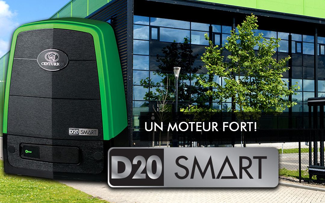 Le moteur de portail coulissant industriel lourd D20 SMART: un moteur fort!