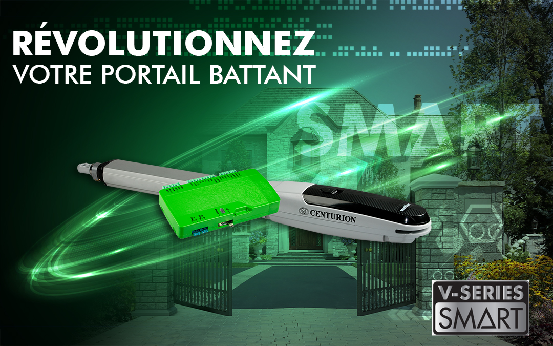 Découvrez la Série V SMART pour les portails battants