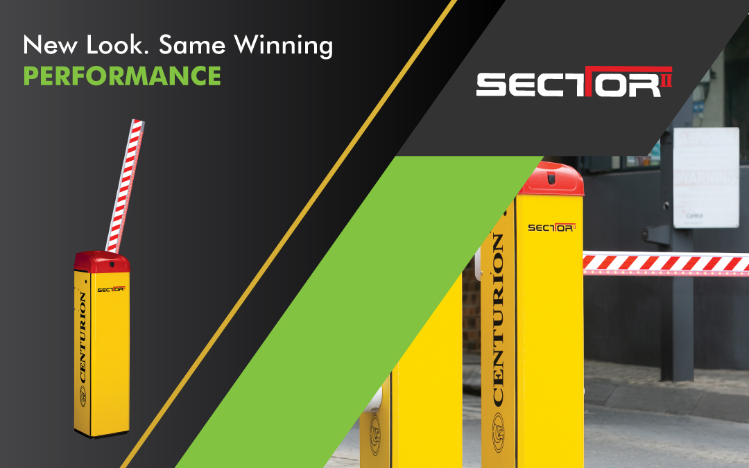 The CENTURION SECTOR II Traffic Barrier – New Look. Same Winning Performance.