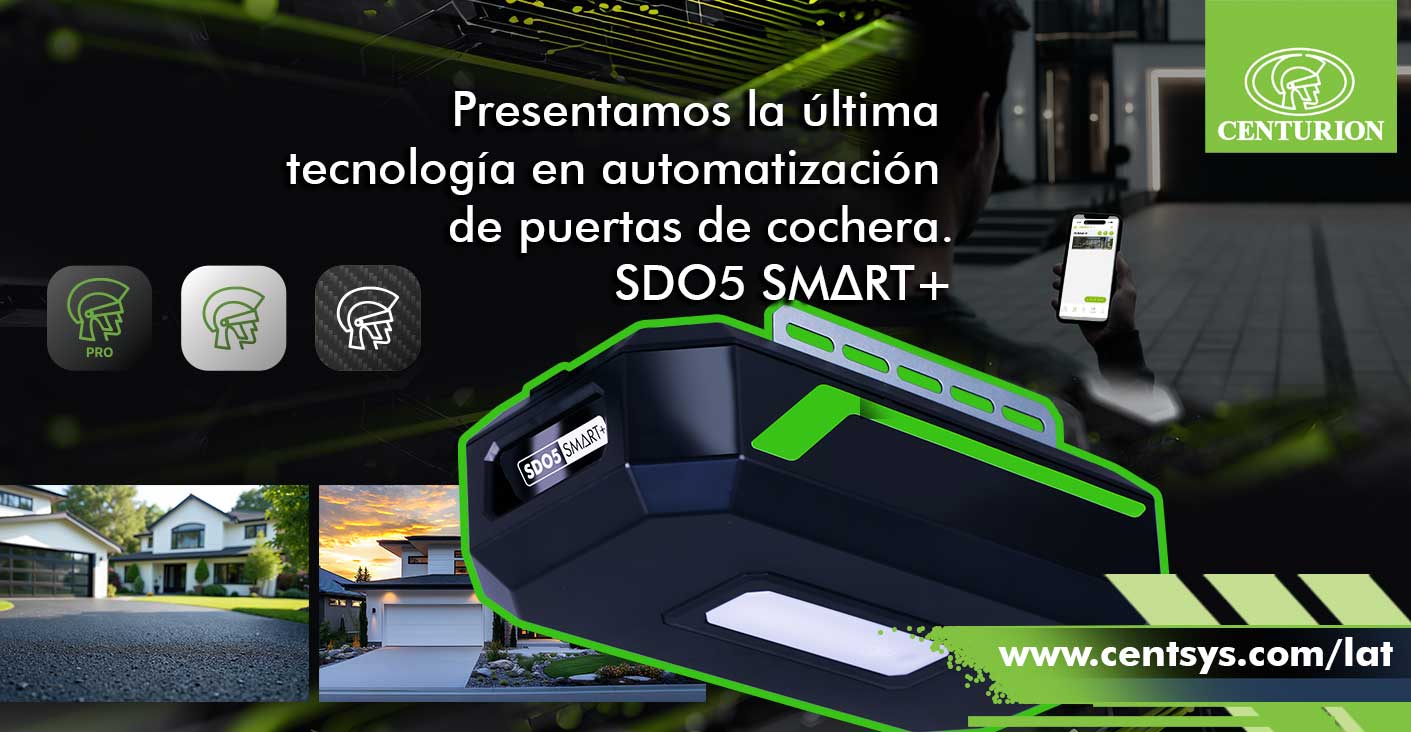 SDO5 SMART+: Automatización conectada para portones
