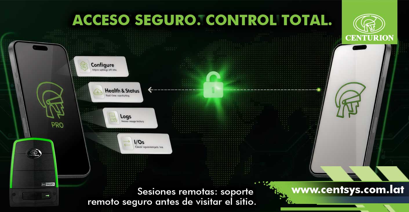 Sesiones remotas mediante MyCentsys: soporte más rápido y menos visitas innecesarias