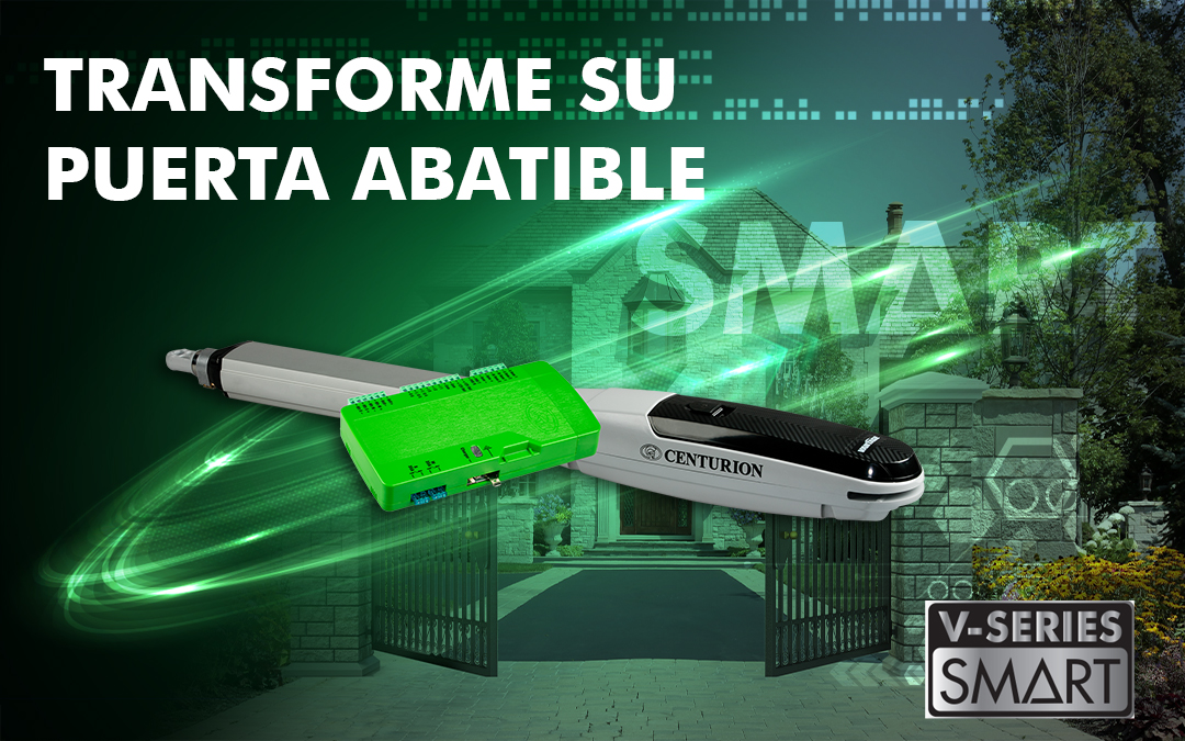 Seguridad y diseño unidos: Conozca la serie V SMART para puertas abatibles